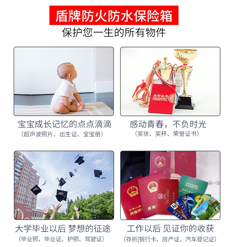 盾牌防火保險(xiǎn)箱—商務(wù)辦公出差便攜的好選擇(圖7)