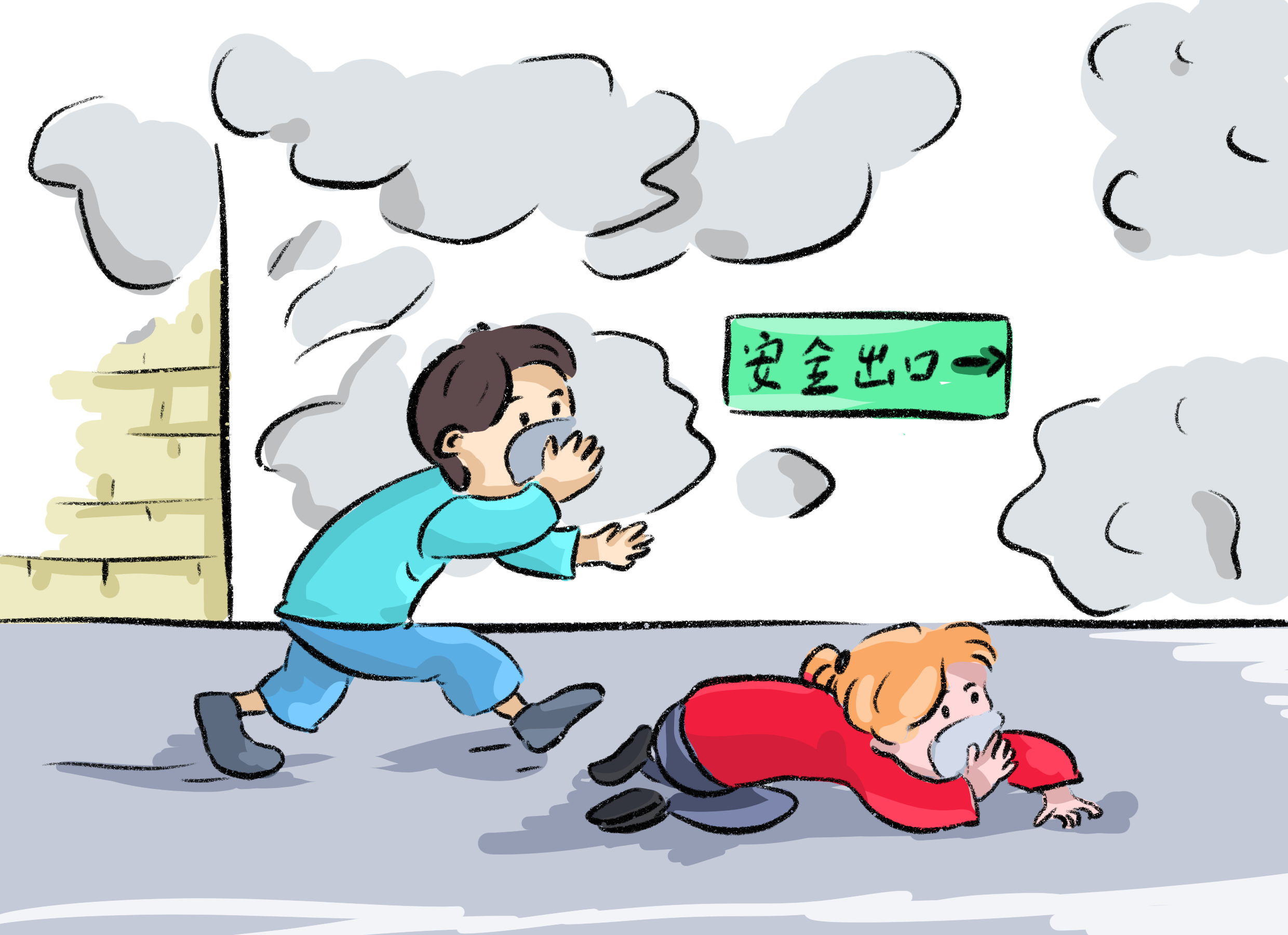 攝圖網(wǎng)_401166183_火災(zāi)安全逃跑（企業(yè)商用）.jpg